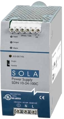 Sola SDN16-12-100P 192W 12V DIN P/S 115/230V IN