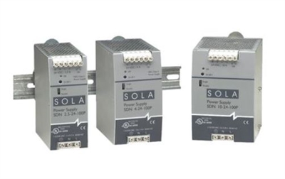 Sola SDN2.5-24-100P 60W 24V DIN P/S 115/230V IN